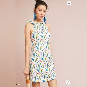 Nwt Anthropologie Larke Parrot Shift Dress